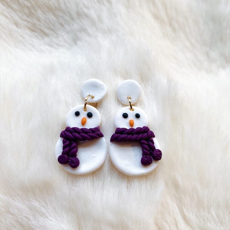 sneeuwman paars donker