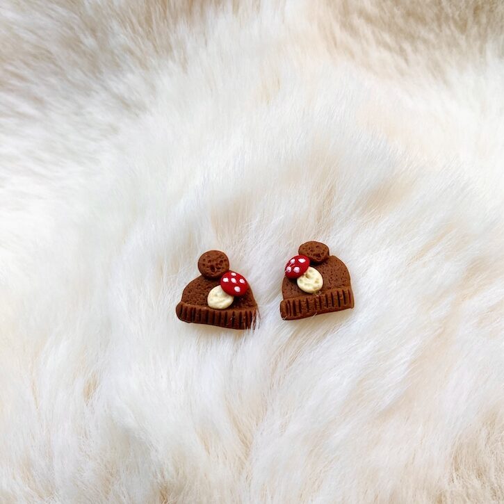 mutsen paddenstoel bruin