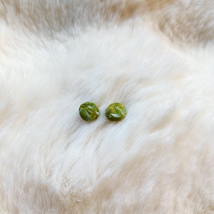 marmer effect studs groen