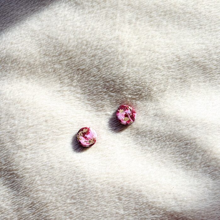 MARMER PAARS EN ROZE